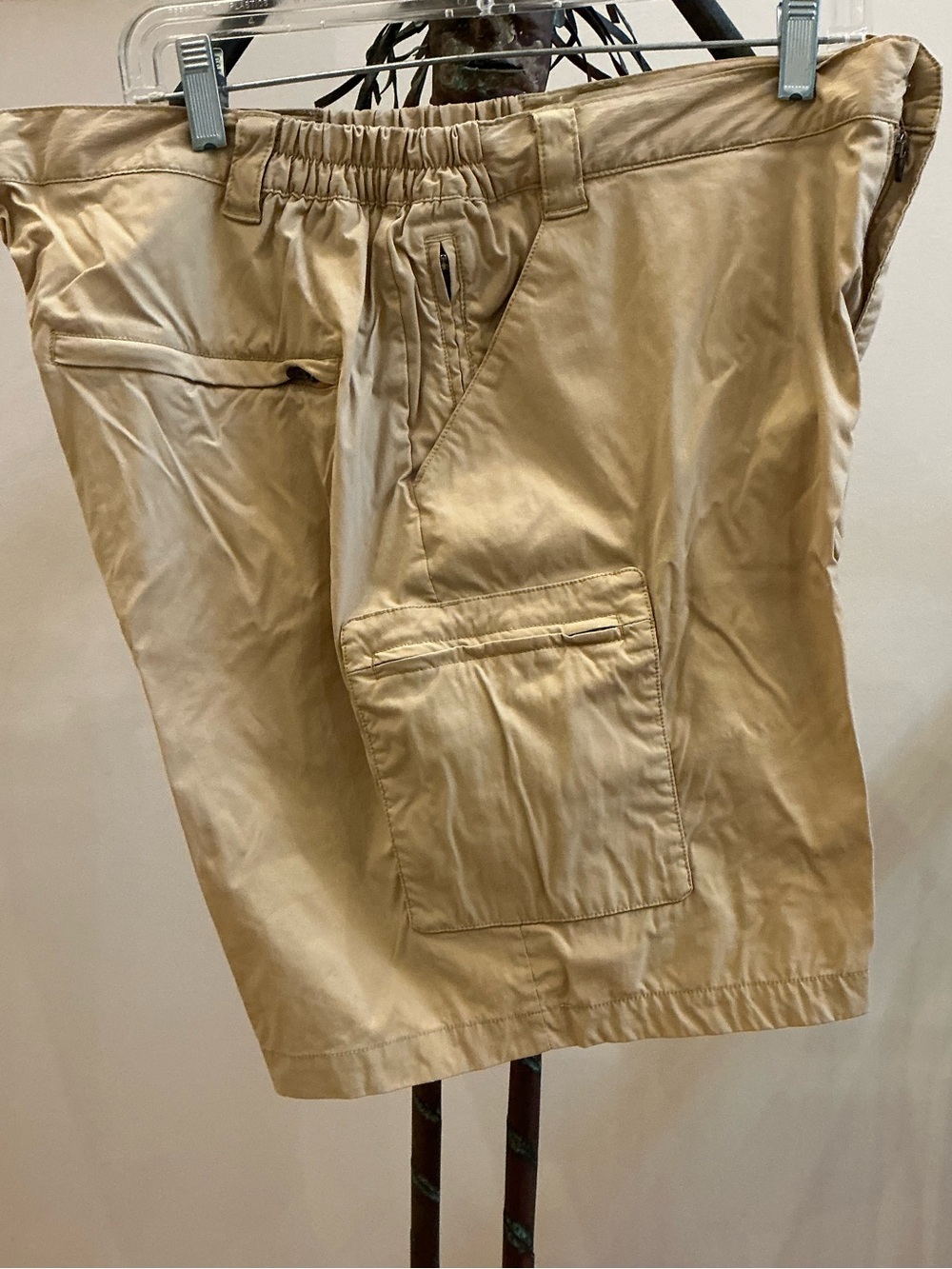 L.L. Bean Khaki Cargo Shorts with Pocket